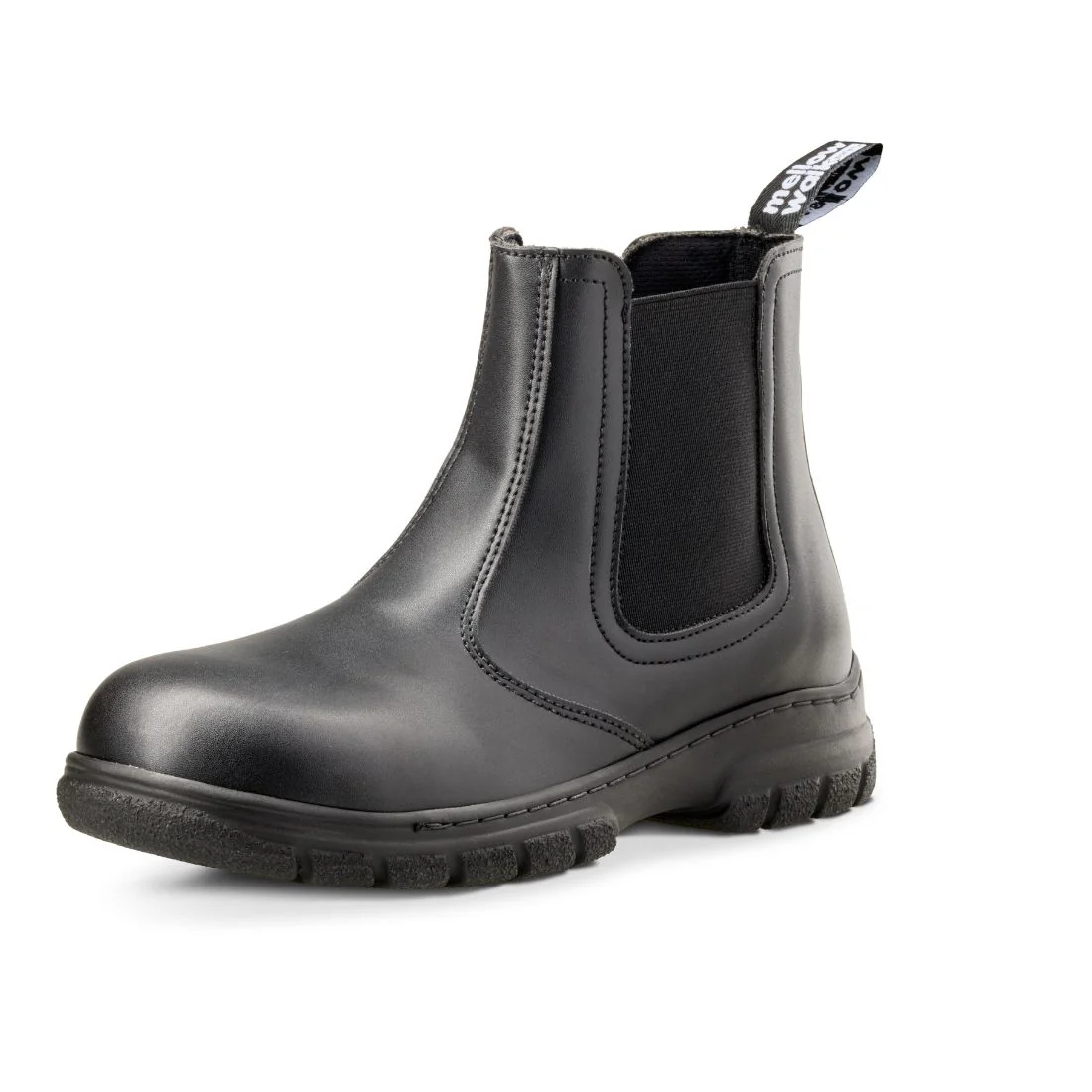 Bottes de travail 15cm à enfiler Mellow Walk pour femme, embout en acier 403049BLK - Image 7