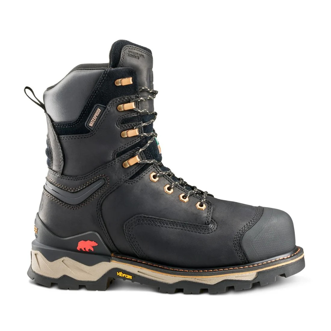 Bottes de travail 20cm Kodiak Neragon imperméables à embout composite pour homme 1304BK - Noir - Image 2