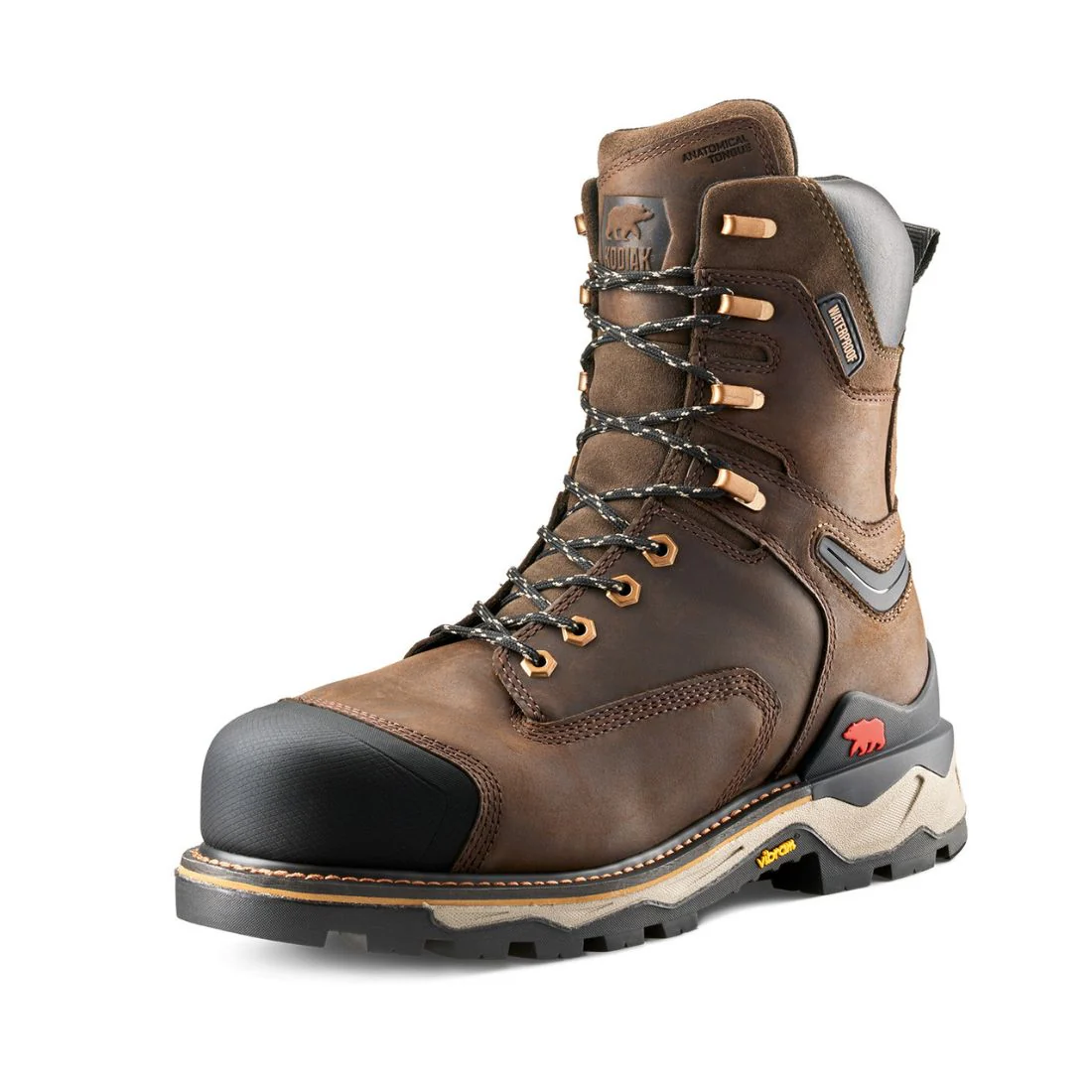 Bottes de travail 20cm Kodiak Neragon imperméables à embout composite pour homme 1304DB- Brun - Image 3