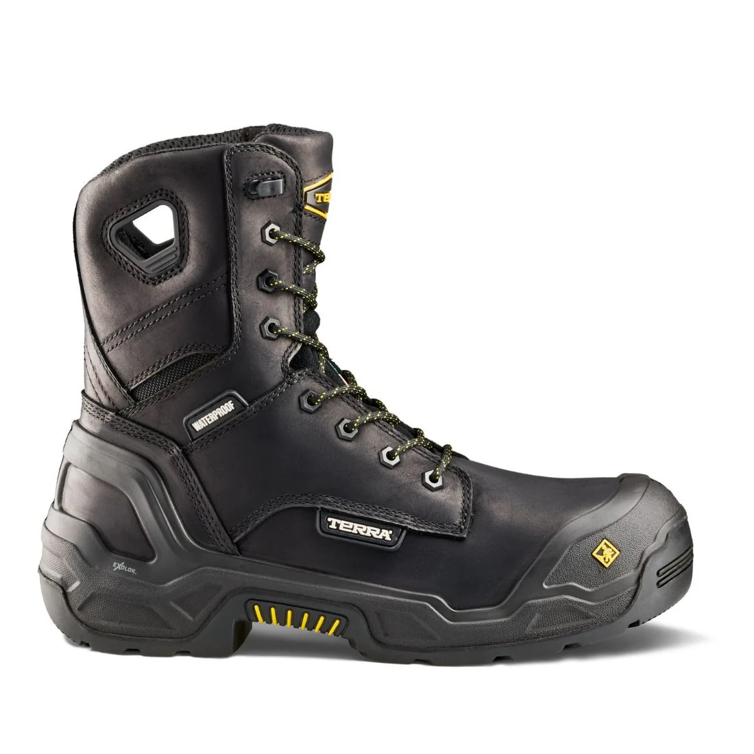 Bottes de travail 8 po imperméables Terra Exile 25 pour homme embout composite 1311BK - Noir - Image 2