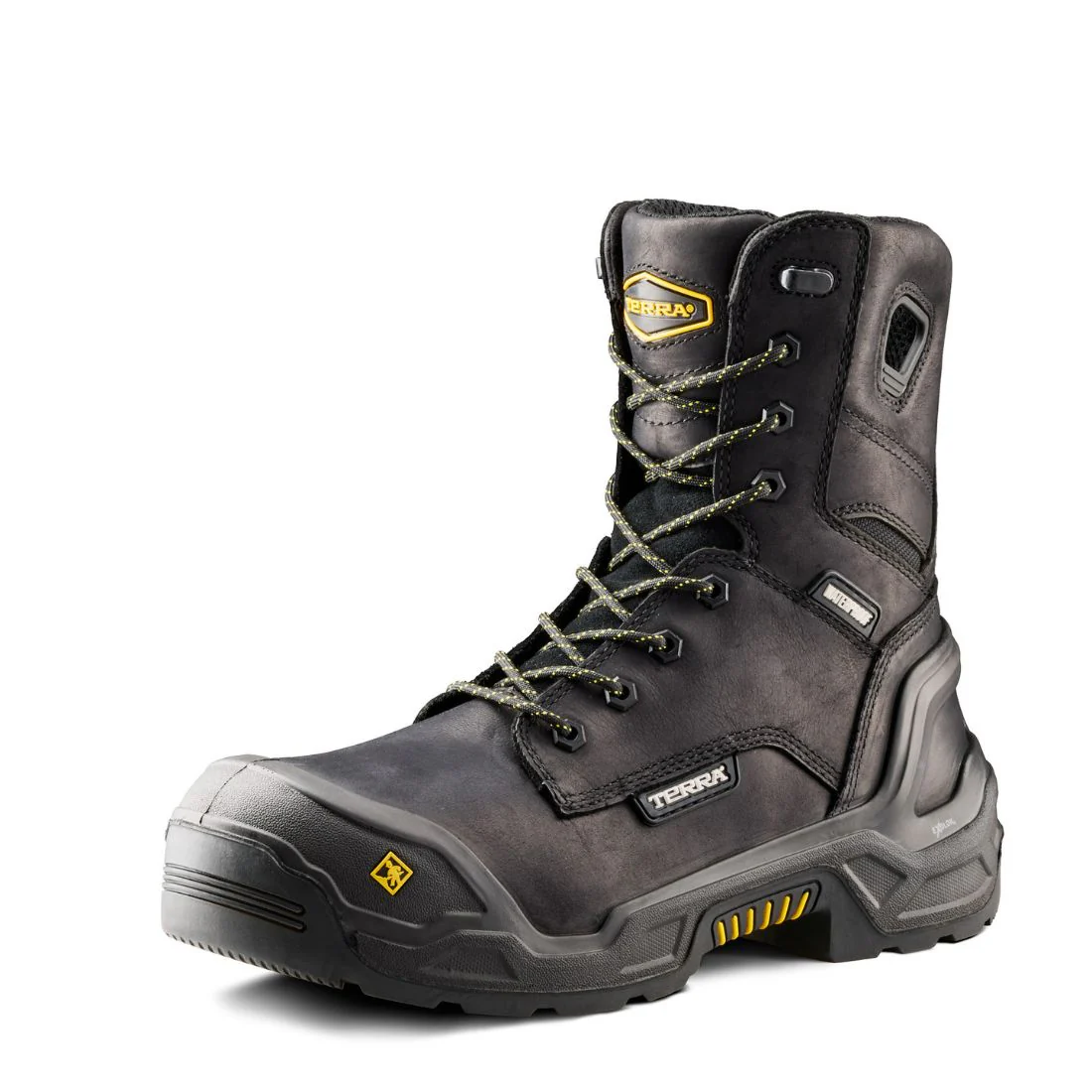 Bottes de travail 8 po imperméables Terra Exile 25 pour homme embout composite 1311BK - Noir - Image 3