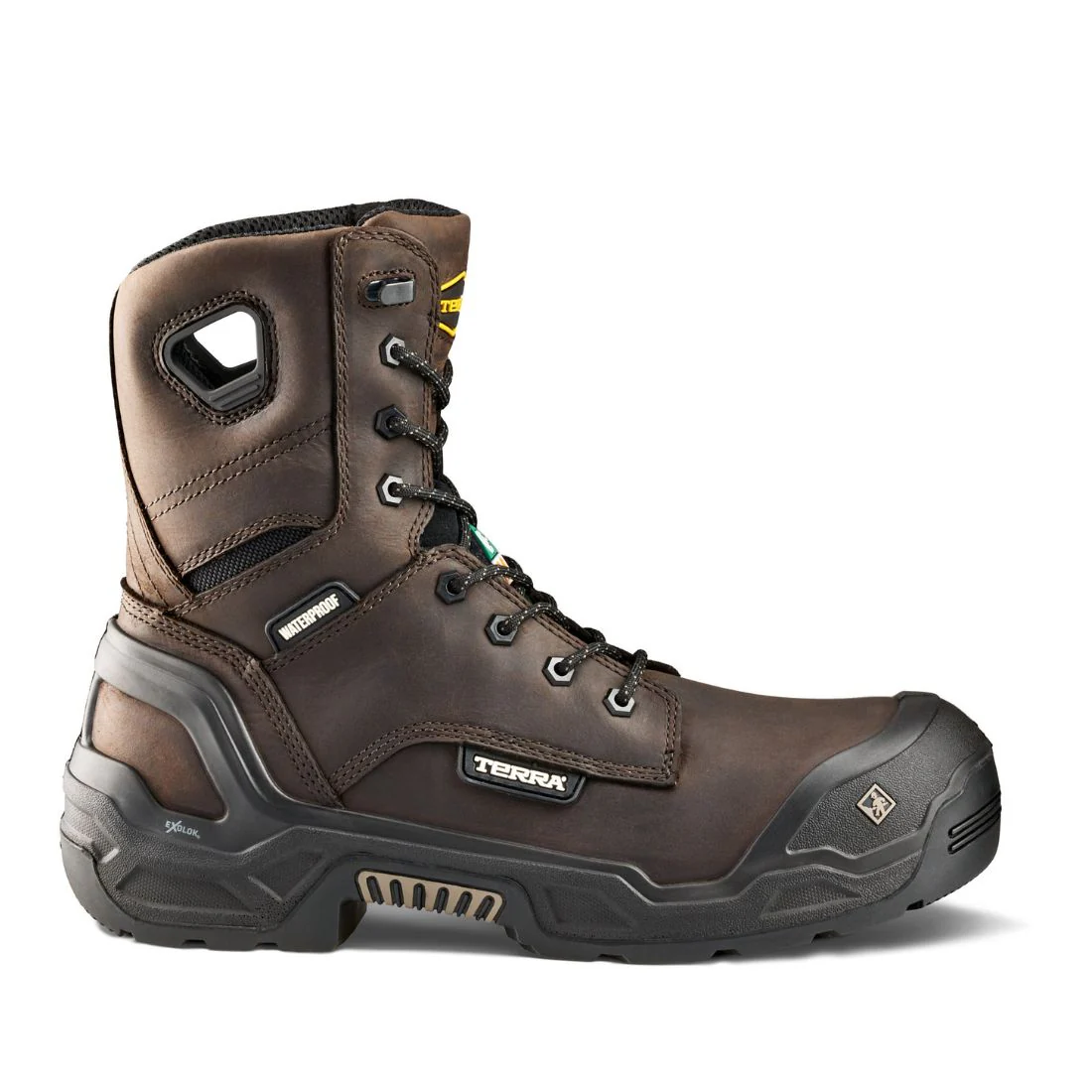 Bottes de travail 8 po imperméables Terra Exile 25 pour homme embout composite 1311DB - Brun - Image 2