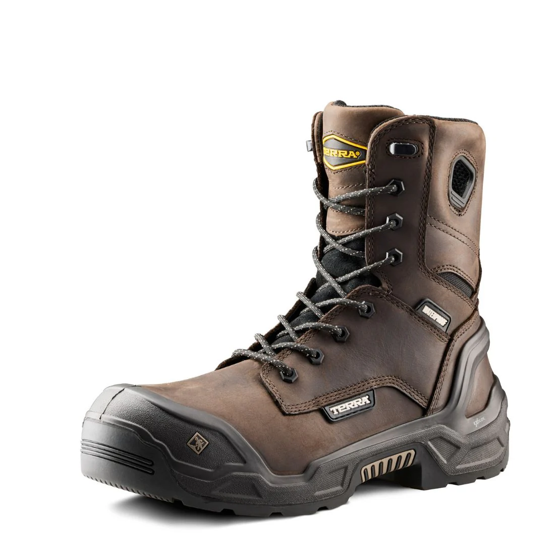 Bottes de travail 8 po imperméables Terra Exile 25 pour homme embout composite 1311DB - Brun - Image 3