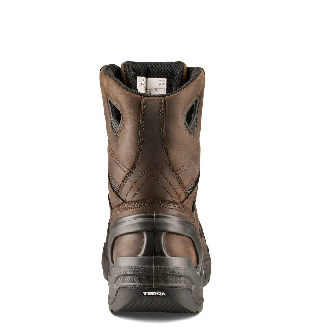 Bottes de travail 8 po imperméables Terra Exile 25 pour homme embout composite 1311DB - Brun - Image 5