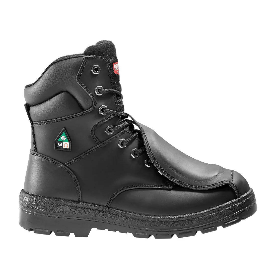 Bottes de travail 8 po Red Kap 1039BK Darrin pour hommes, embout en acier avec protection MET externe - Image 2
