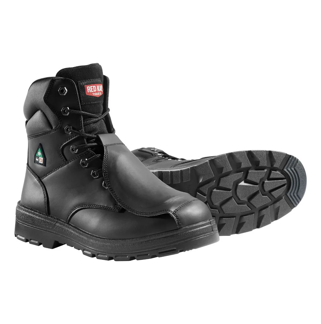 Bottes de travail 8 po Red Kap 1039BK Darrin pour hommes, embout en acier avec protection MET externe - Image 4