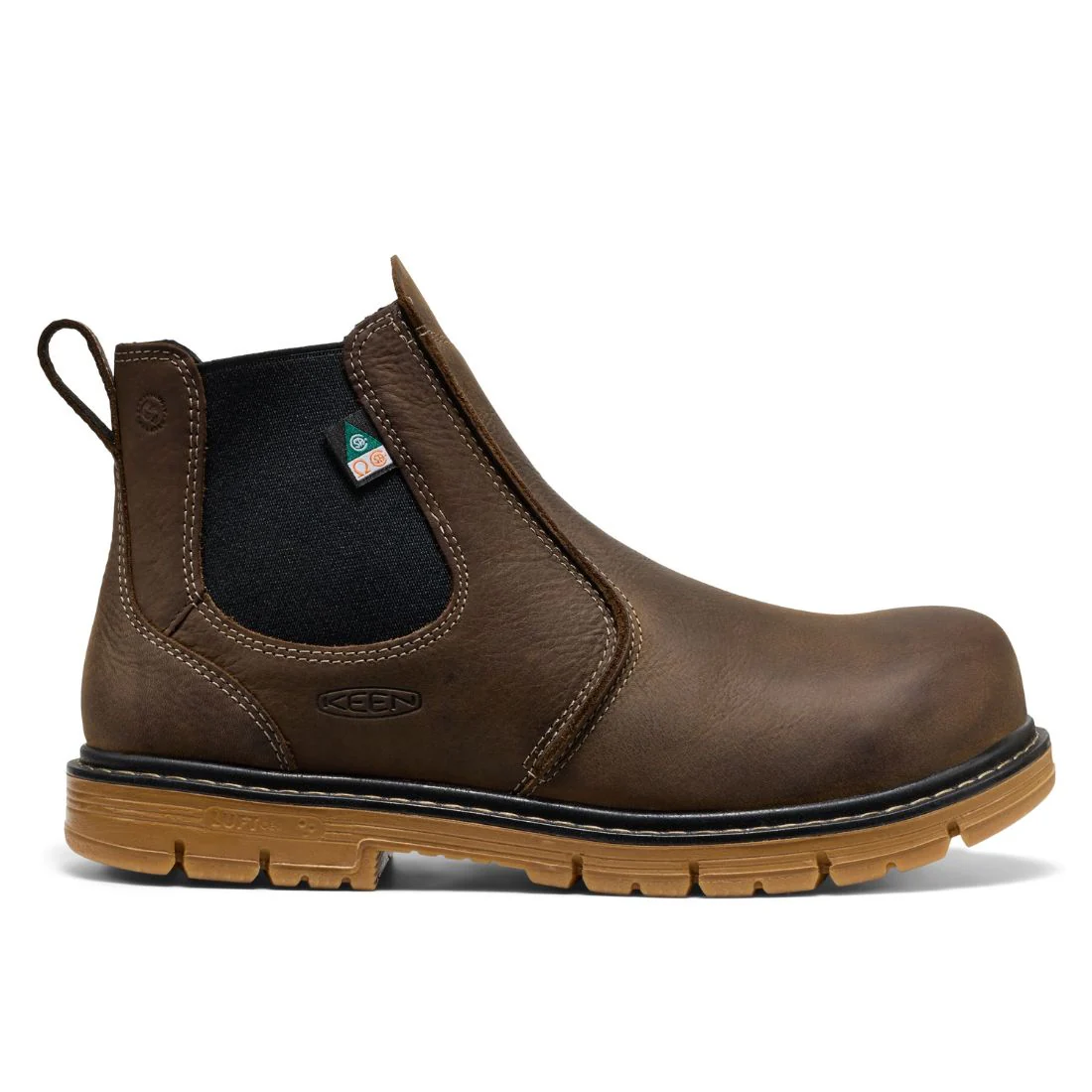 Bottes de travail de Keen San Jose à talon 90° de 6 po pour homme, embout composite 1030650 - Brun - Image 3