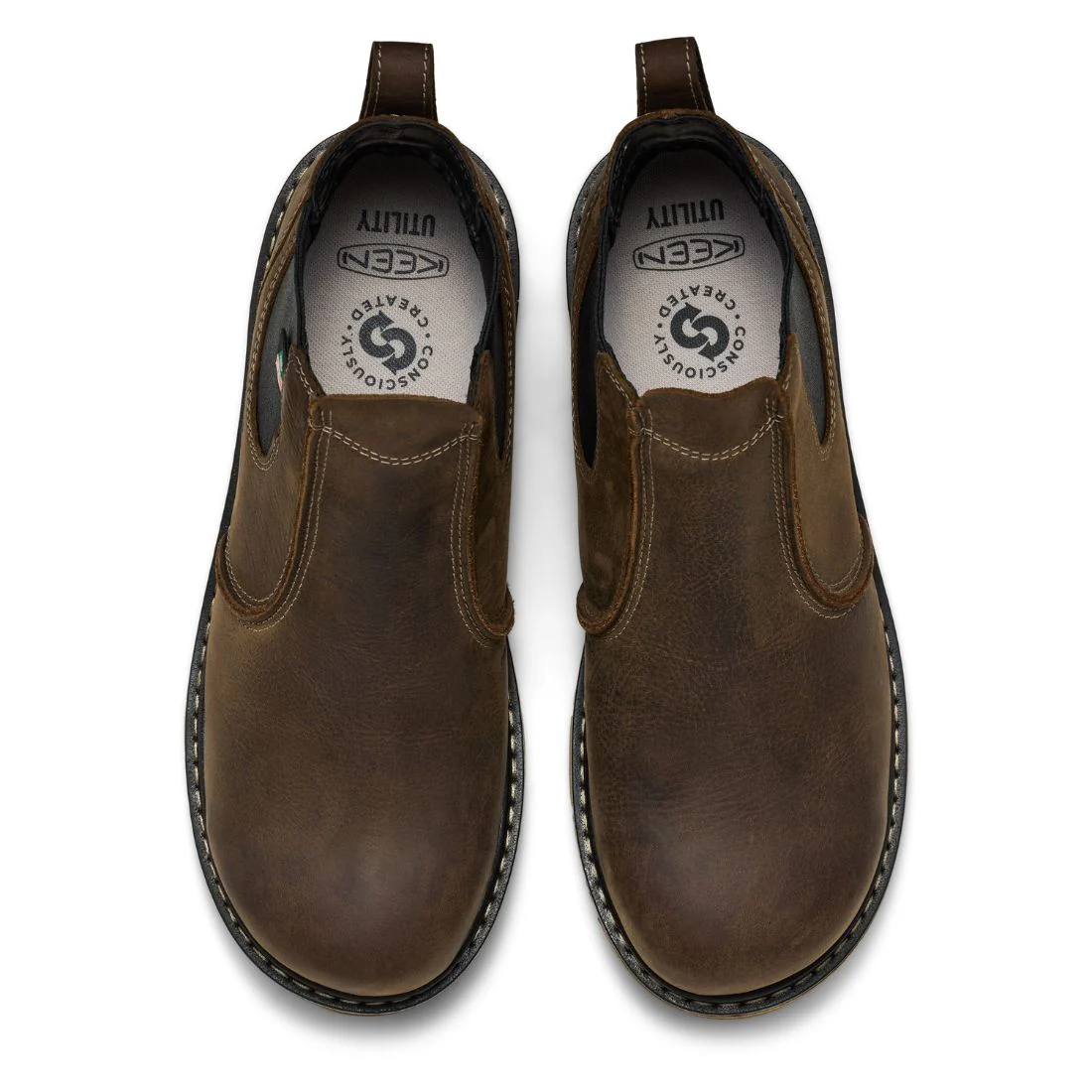 Bottes de travail de Keen San Jose à talon 90° de 6 po pour homme, embout composite 1030650 - Brun - Image 8