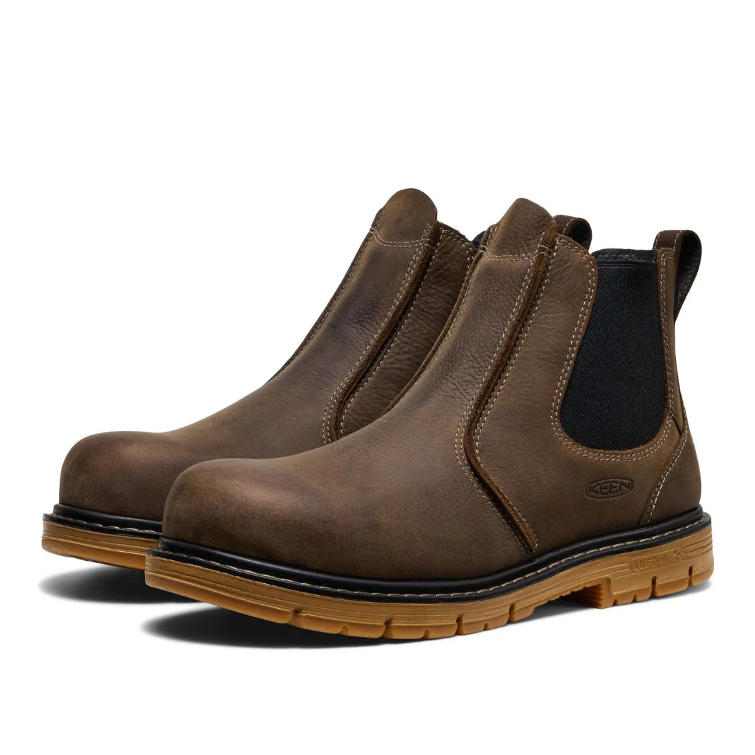 Bottes de travail de Keen San Jose à talon 90° de 6 po pour homme, embout composite 1030650 - Brun - Image 9