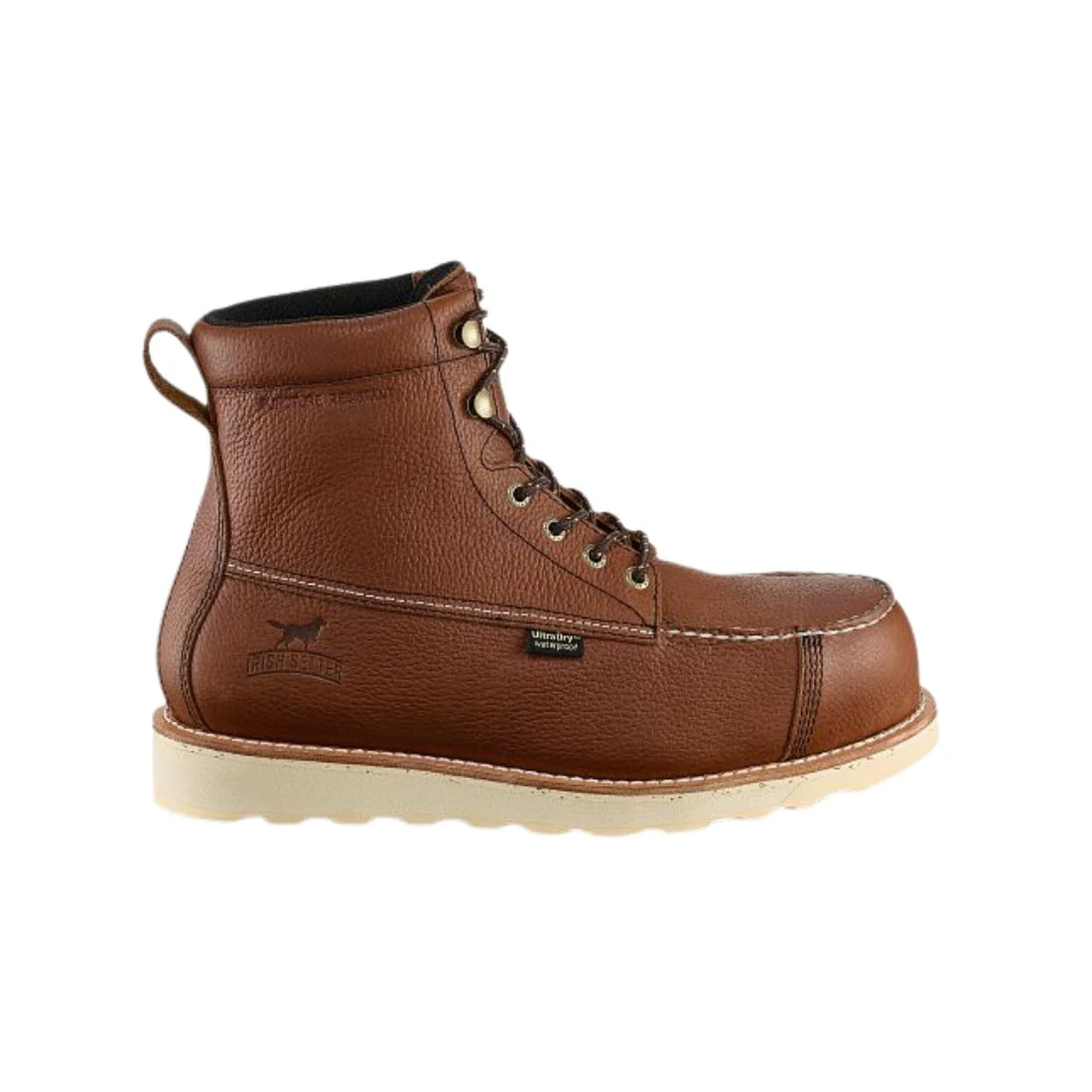 Bottes de travail 15 cm imperméables à bout composite pour homme, modèle Irish Setter Wingshooter R83674 - Brun - Image 2