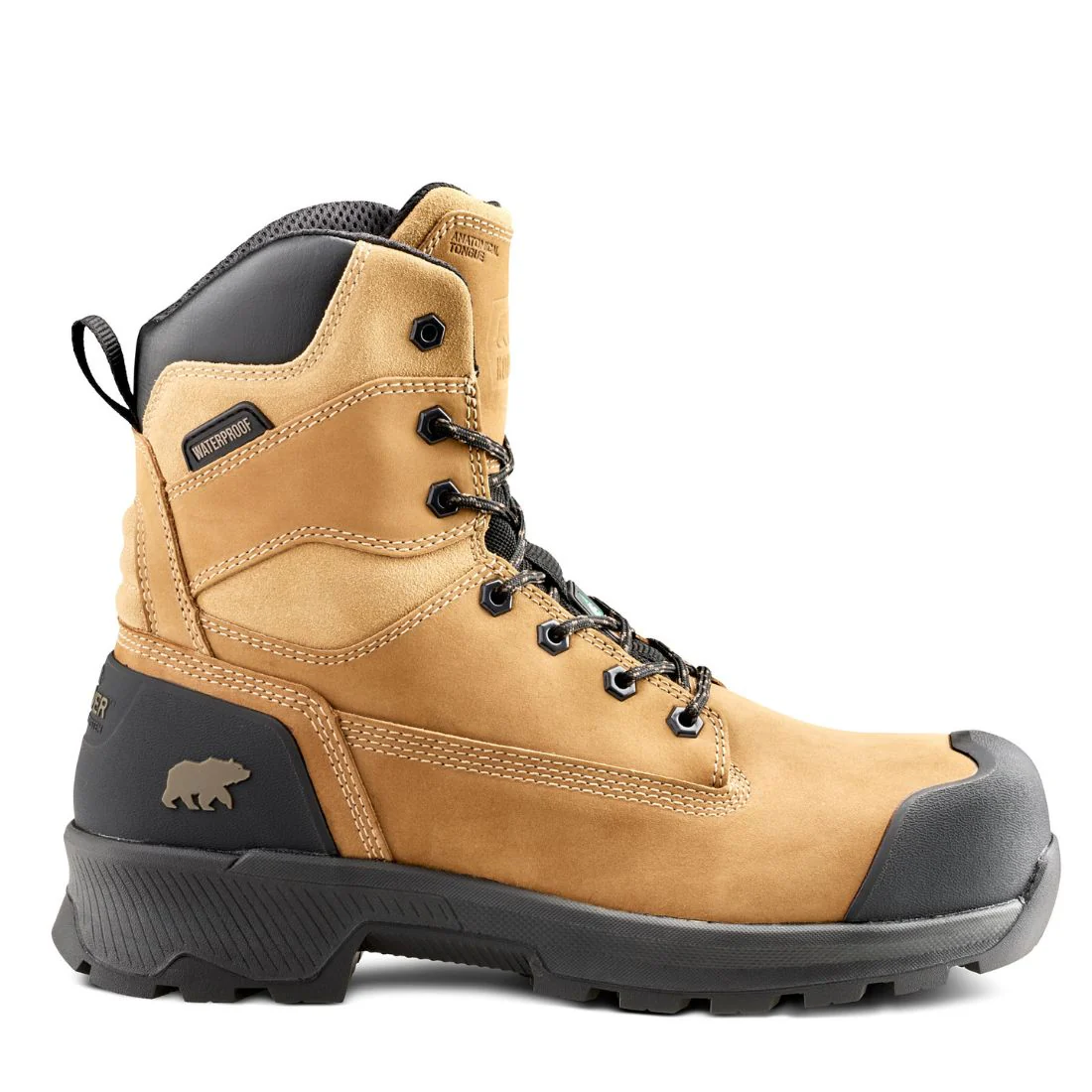 Bottes de travail Kodiak Berg 8 pouces imperméables à embout composite pour hommes 1014TP - Taupe - Image 2