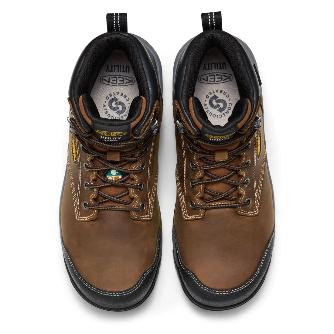 Bottes de travail Keen Evanston WP 6" pour homme, embout composite isolé - 1031301 Brun - Image 5