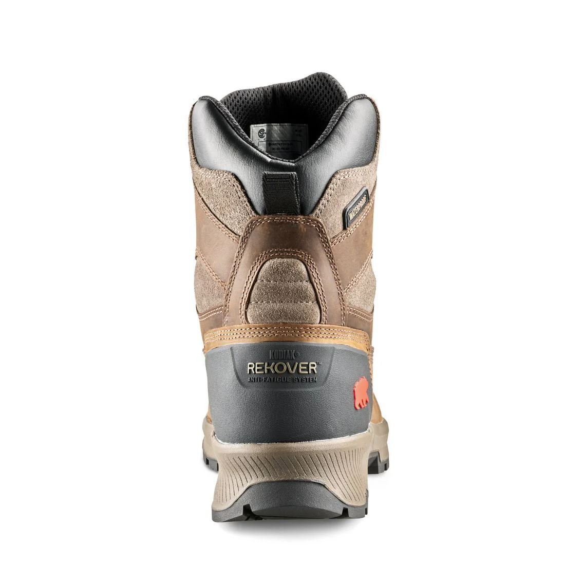 Bottes de travail Kodiak Berg 8 pouces imperméables à embout composite pour hommes 1014DB - Brun - Image 7