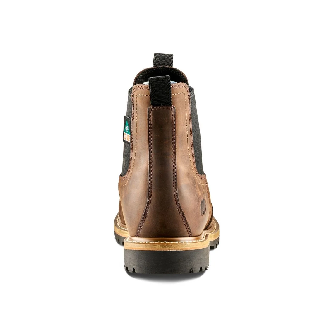 Bottes de travail Kodiak Lundbreck Chelsea pour homme, bout composite 6 pouces, à enfiler, modèle 1018DB - Brun - Image 6