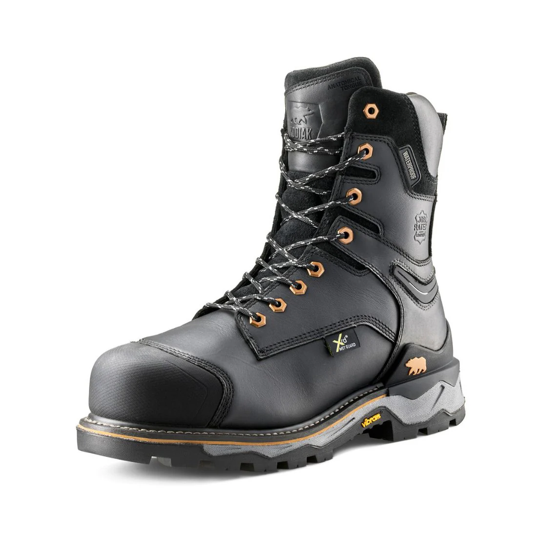 Bottes de travail Kodiak Neragon pour homme, 20 cm, avec protection interne MET, embout composite imperméable, 1305BK – Noir - Image 4