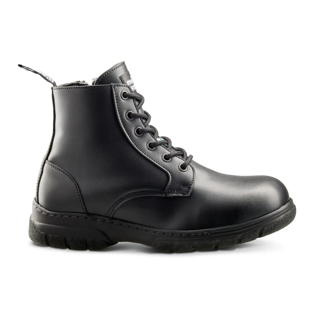 Bottes de travail Mellow Walk pour femmes, embout en acier de 15 cm, fermeture éclair latérale, 404049BLK - Image 2