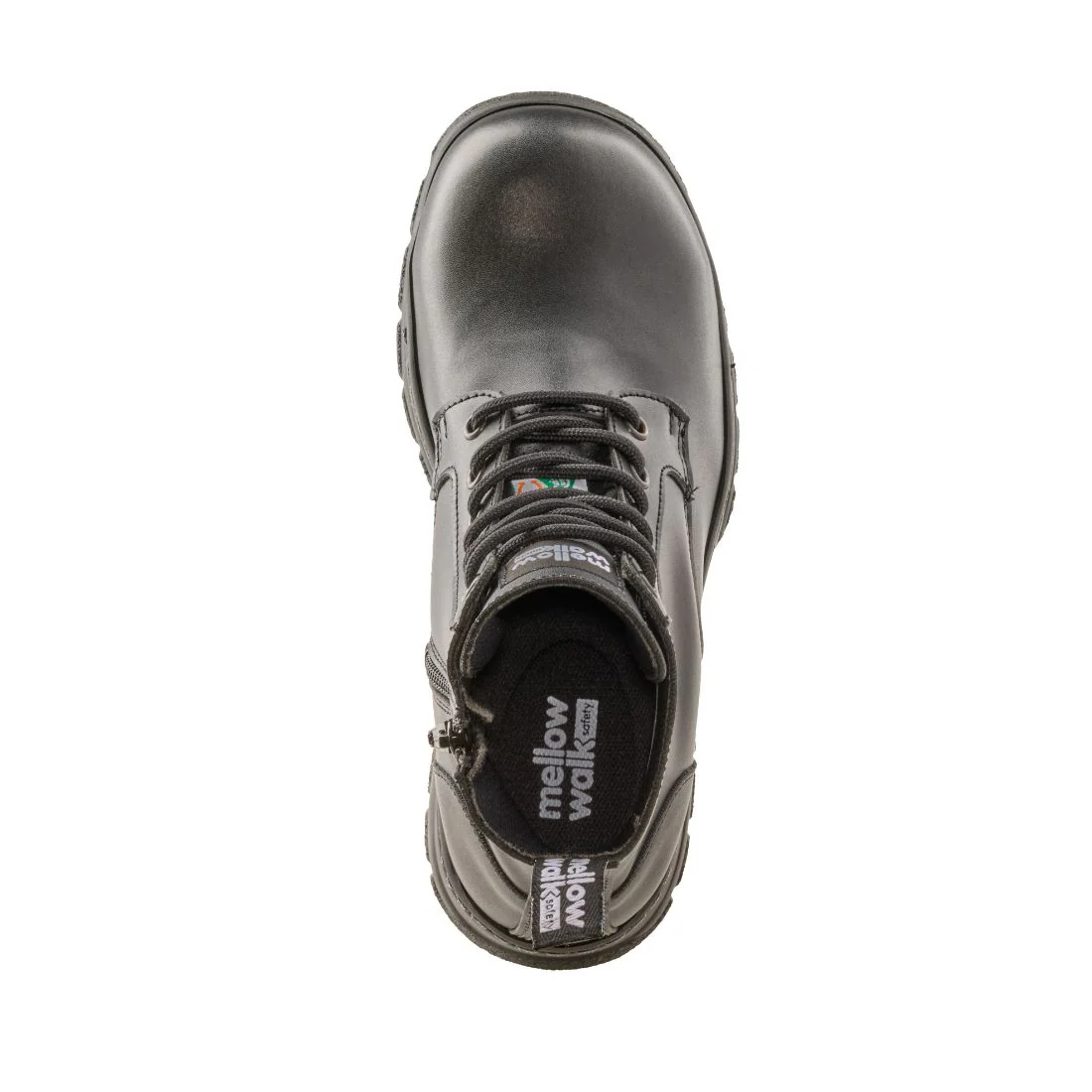 Bottes de travail Mellow Walk pour femmes, embout en acier de 15 cm, fermeture éclair latérale, 404049BLK - Image 7