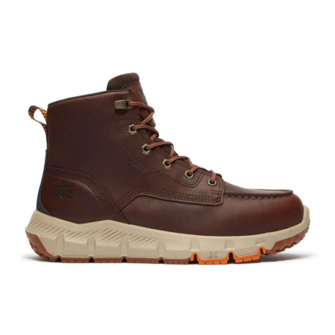 Bottes de travail imperméables Timberland PRO Tempe Moc Toe pour hommes 6PO à embout en alliage TB0A42EGEM6 - Brun - Image 2