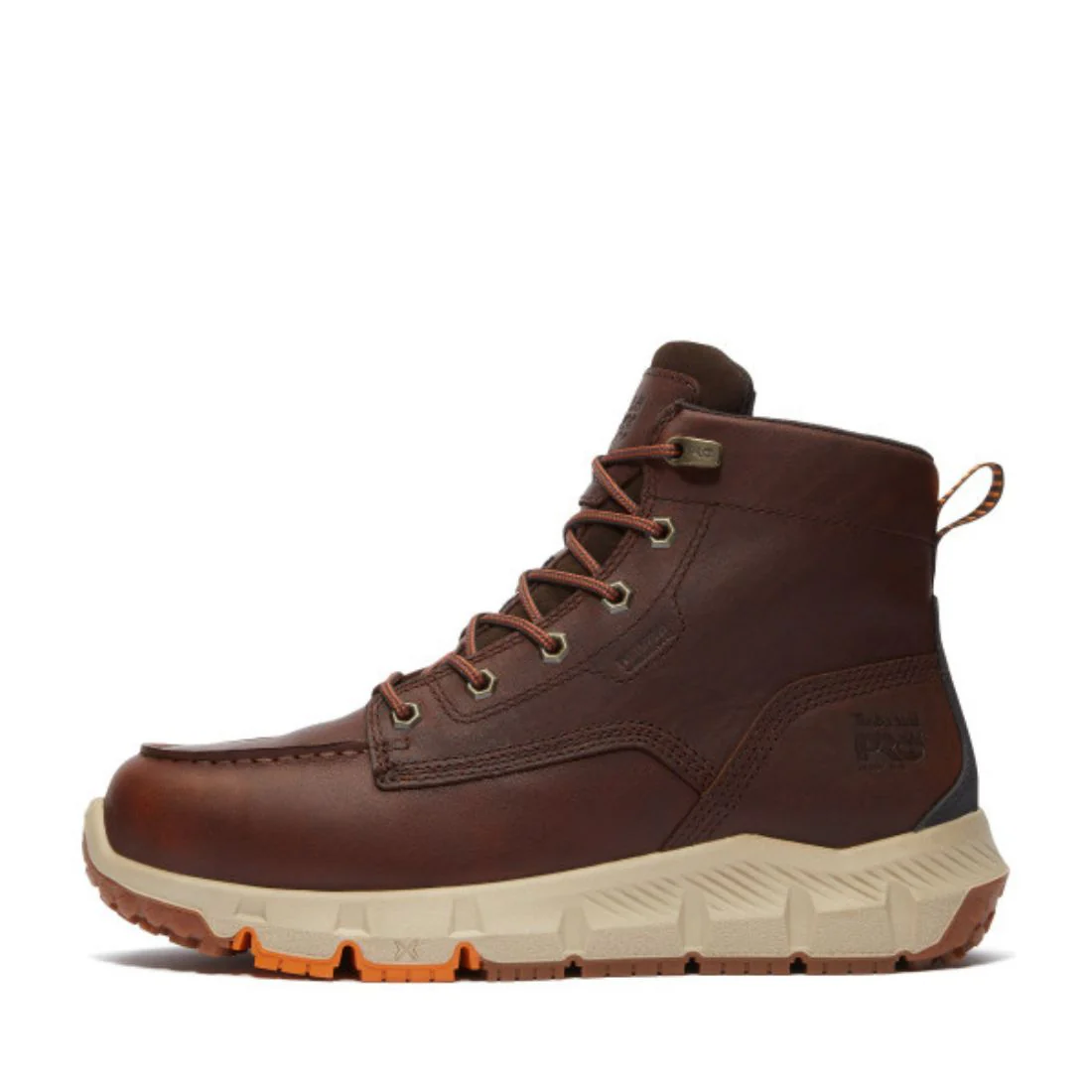 Bottes de travail imperméables Timberland PRO Tempe Moc Toe pour hommes 6PO à embout en alliage TB0A42EGEM6 - Brun - Image 4