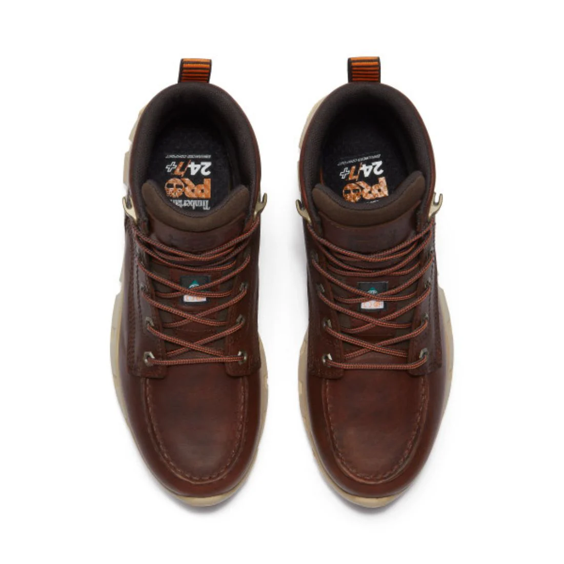 Bottes de travail imperméables Timberland PRO Tempe Moc Toe pour hommes 6PO à embout en alliage TB0A42EGEM6 - Brun - Image 6