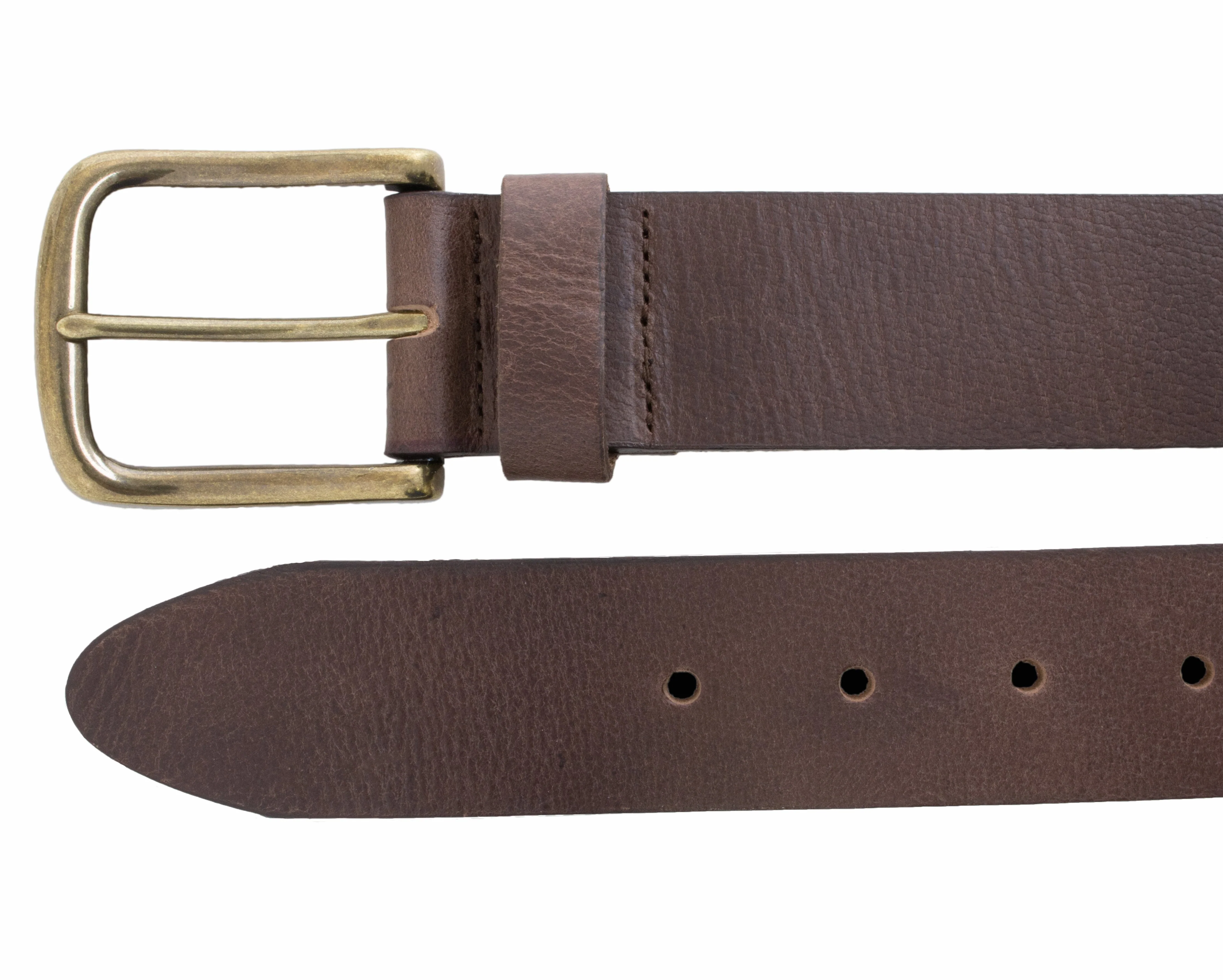 Ceinture en grain de buffle Grizzly 38 mm avec A. Nickel - Noir - Image 4