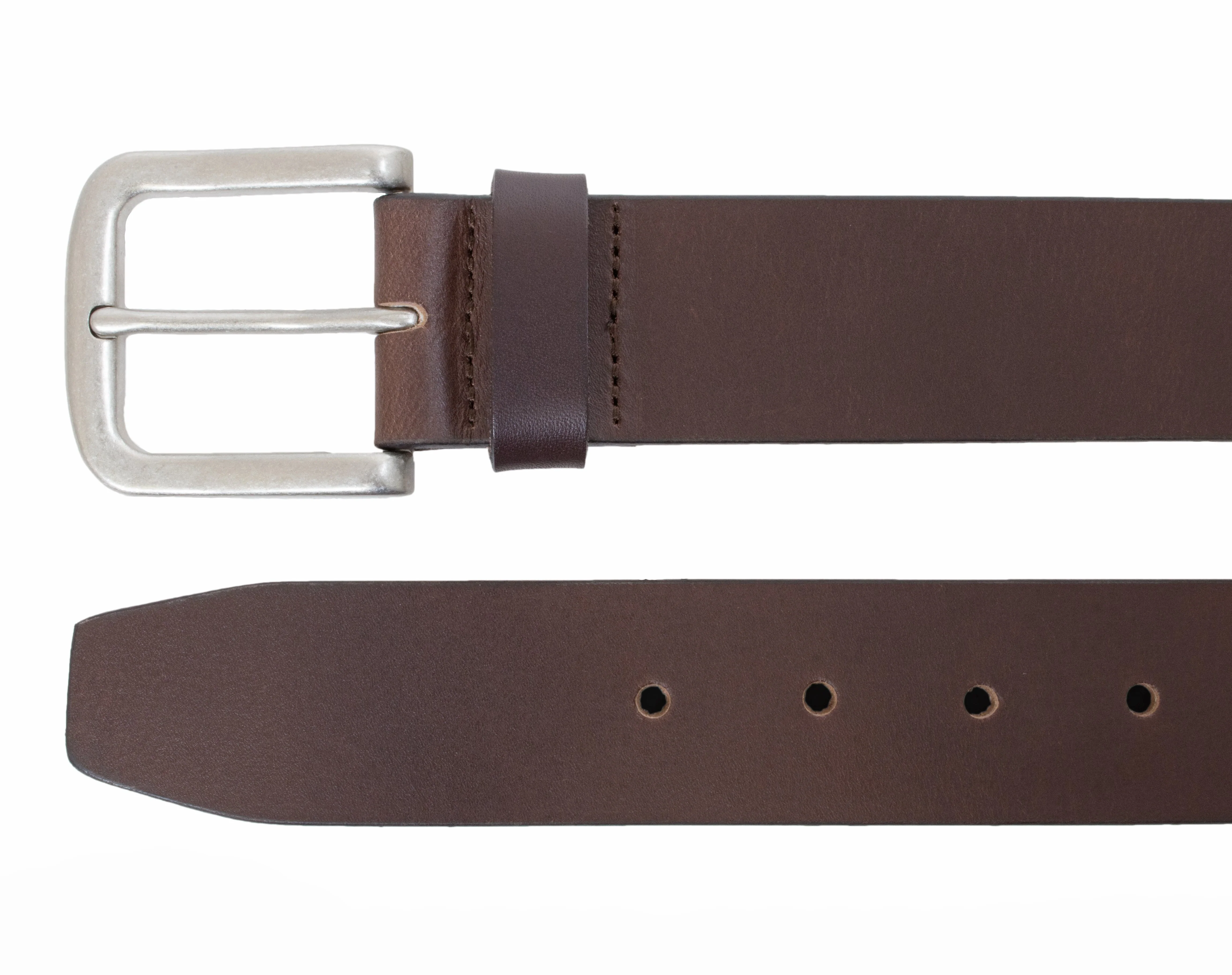 Ceinture Grizzly 38 mm avec boucle de harnais en nickel antique - Noir - Image 4