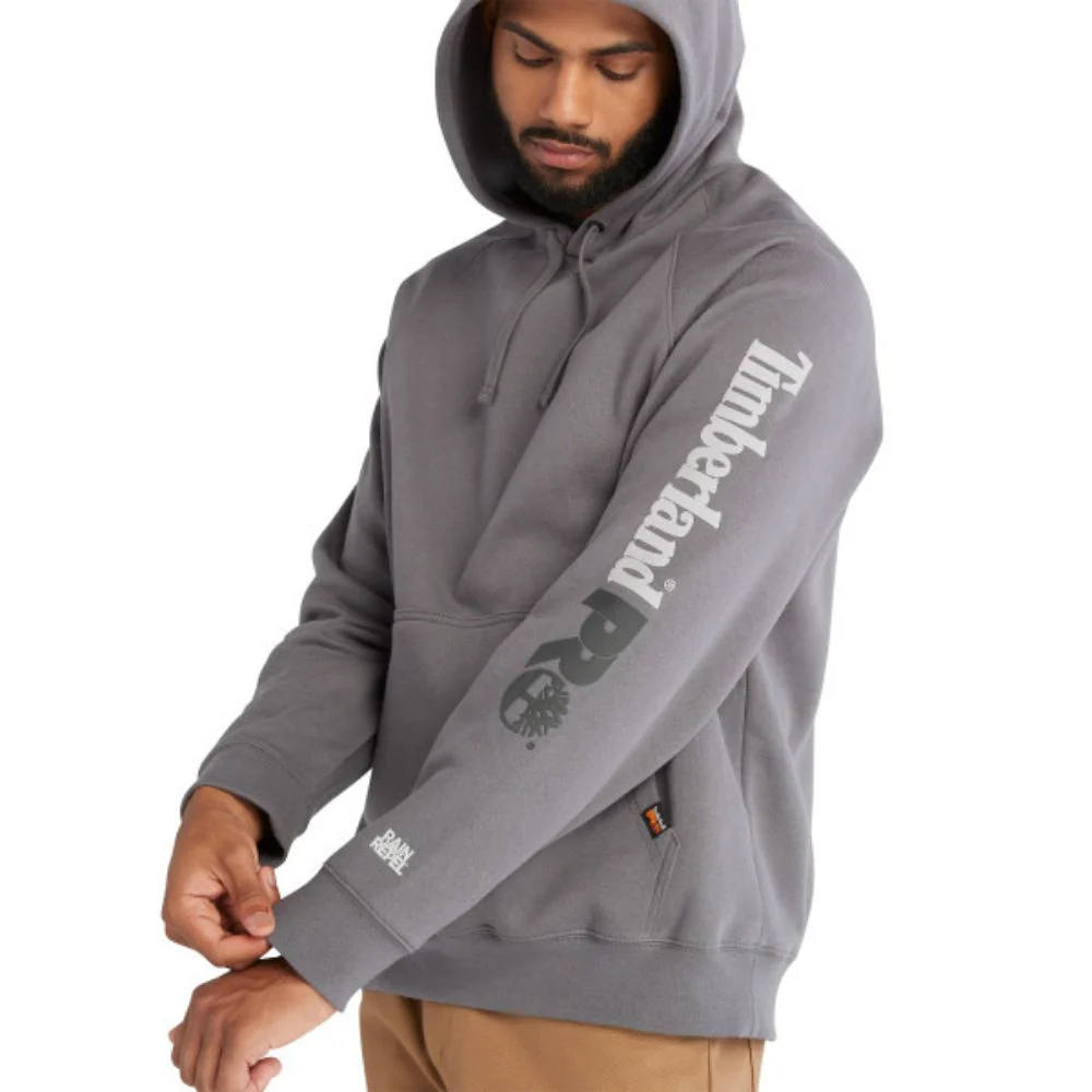 Chandail hood honcho sport Timberland Pro à capuchon et glissière pour hommes - Gris froid - Image 2