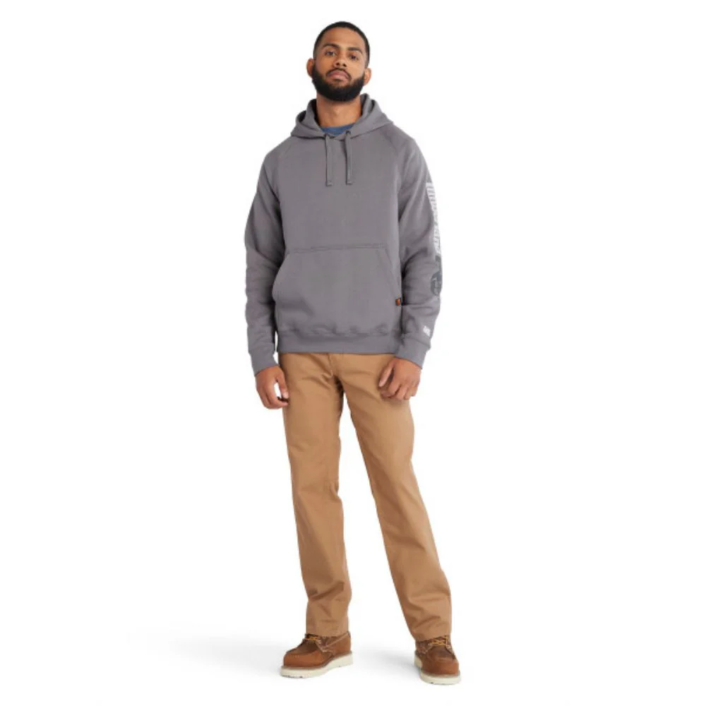 Chandail hood honcho sport Timberland Pro à capuchon et glissière pour hommes - Gris froid - Image 3
