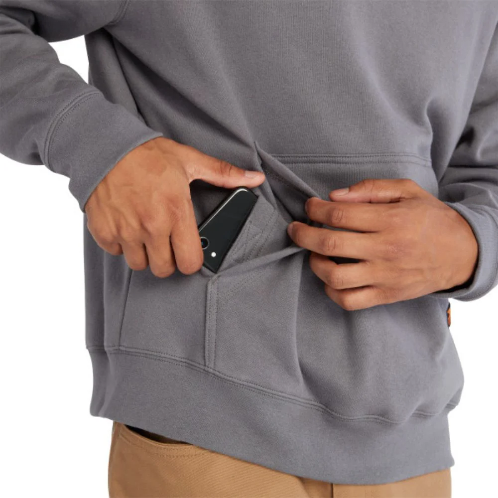 Chandail hood honcho sport Timberland Pro à capuchon et glissière pour hommes - Gris froid - Image 4