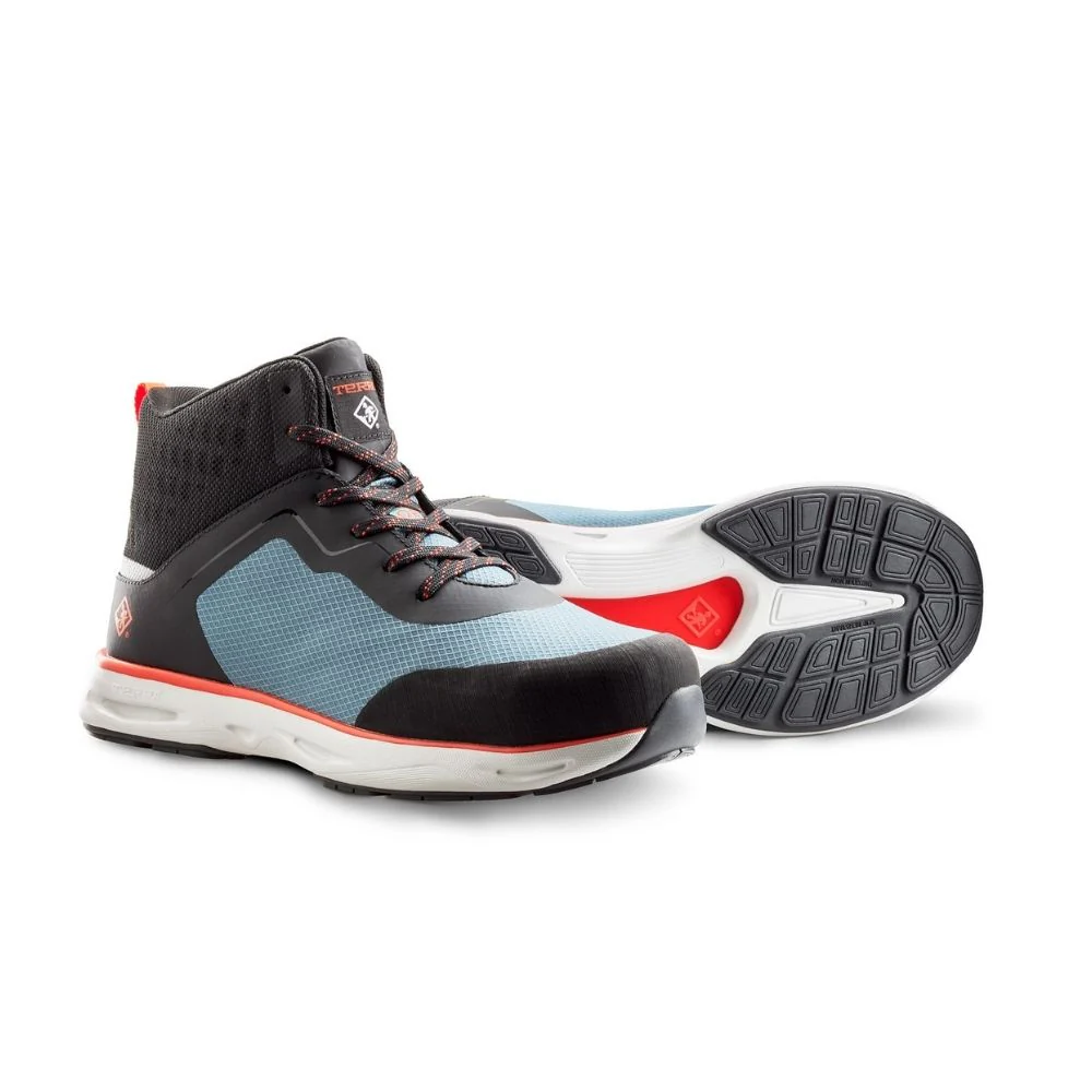Chaussure de sécurité athlétique Terra Lites MID TR0A4NRTFR0 unisexe à embout composite - Bleu/rouge - Image 8