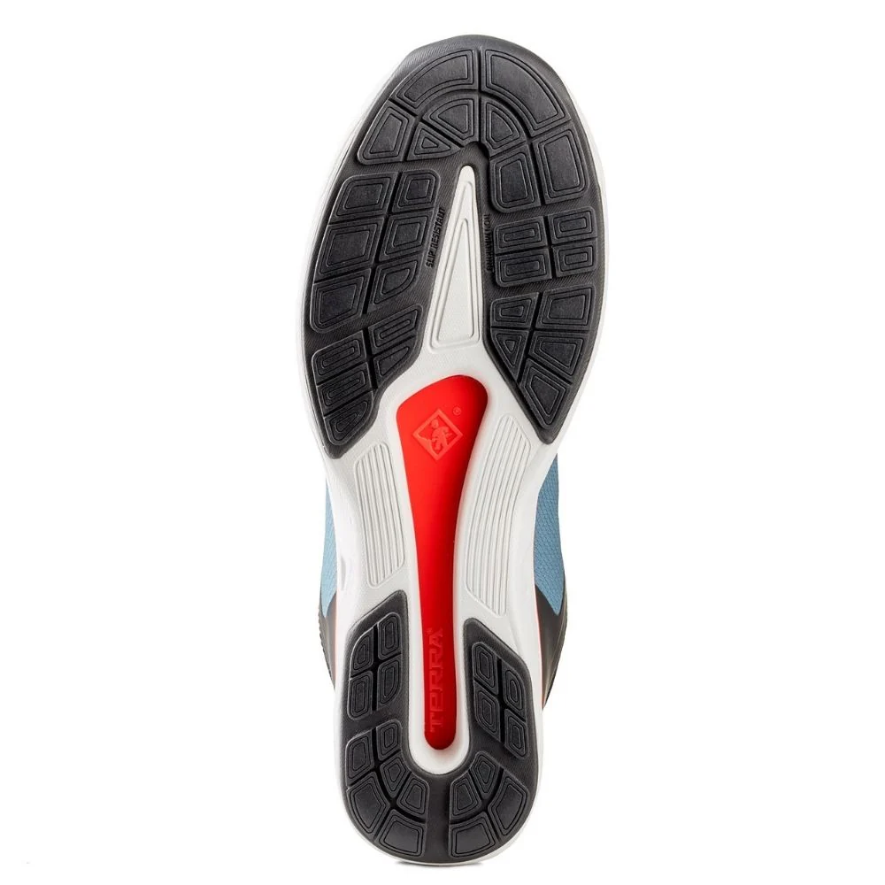 Chaussure de sécurité athlétique Terra Lites MID TR0A4NRTFR0 unisexe à embout composite - Bleu/rouge - Image 9