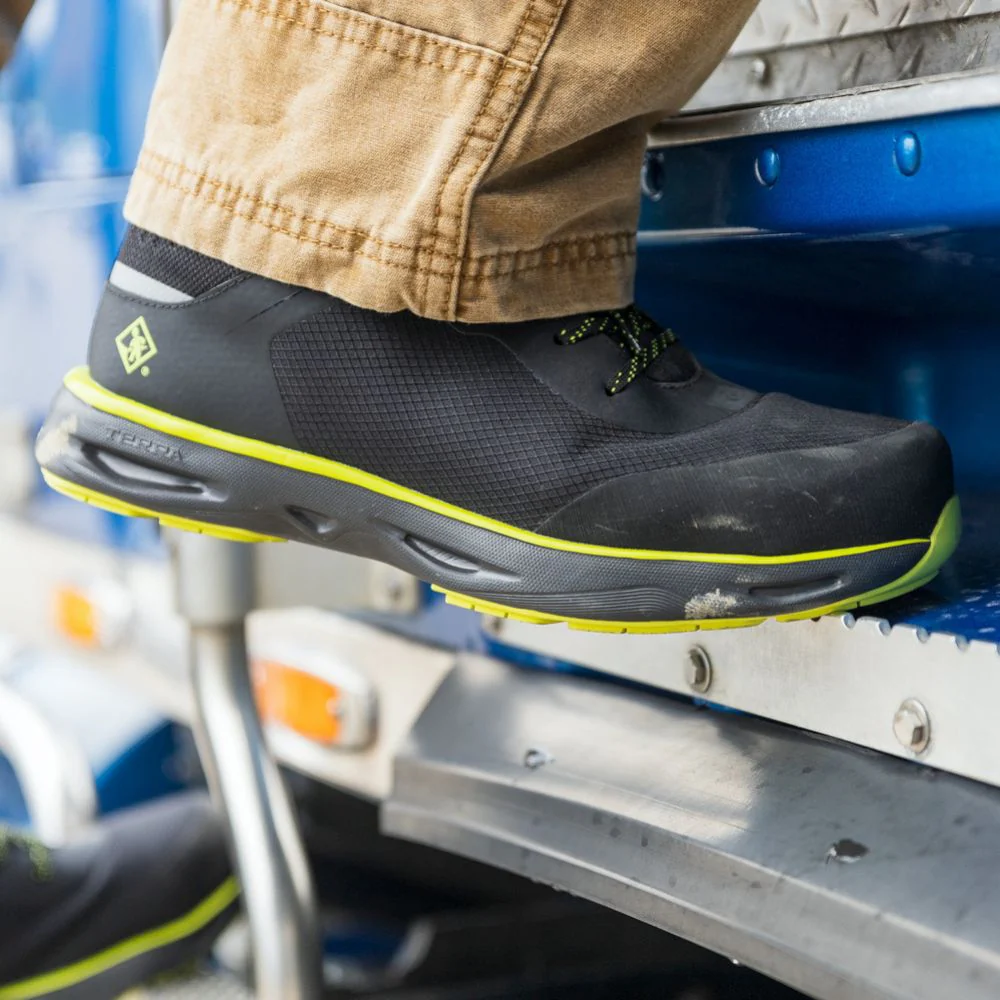 Chaussure de sécurité athlétique Terra Lites MID unisexe à cap de composite TR0A4NRTA35 - Noir/Jaune - Image 10