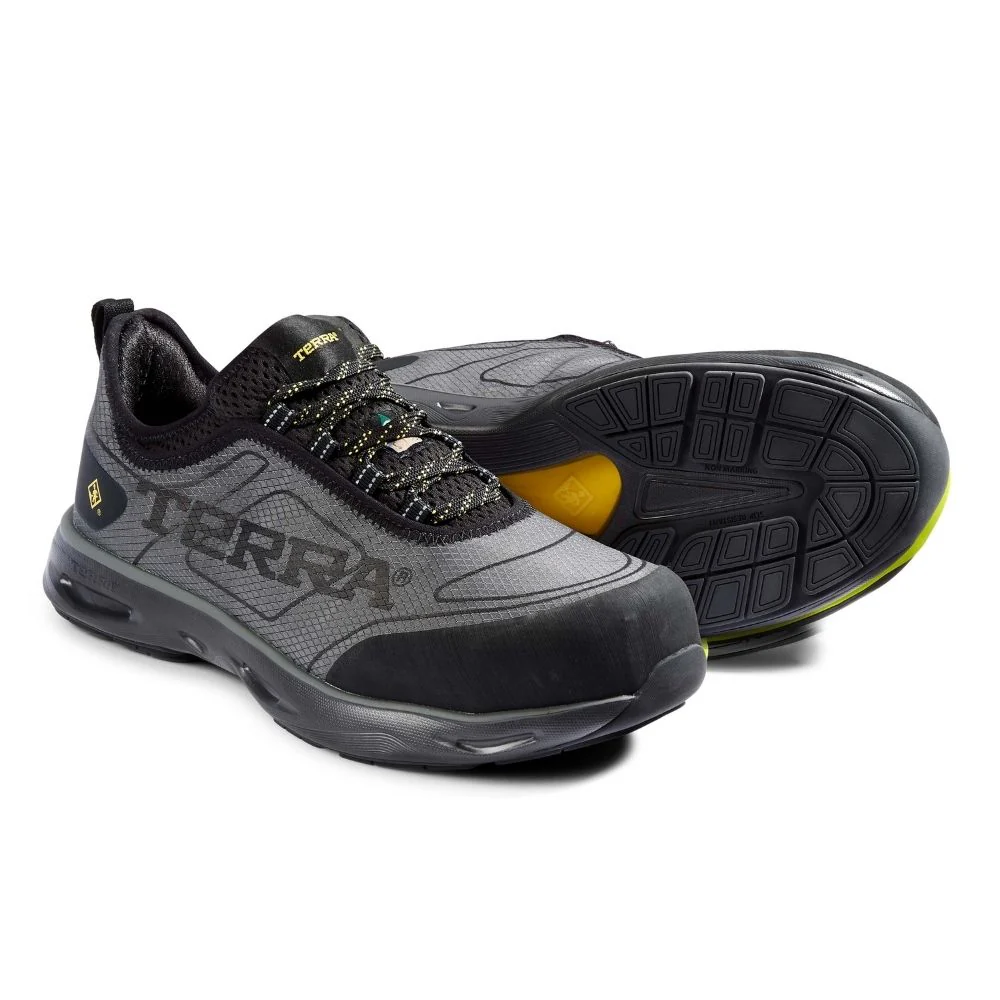 Chaussure de sécurité athlétique Terra Lites unisexe à embout composite TR0A4NRBBLG - Gris / Noir - Image 6