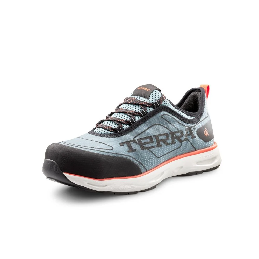 Chaussure de sécurité athlétique TR0A4NRBFR Terra Lites unisexe à embout composite - Bleu / Rouge - Image 8