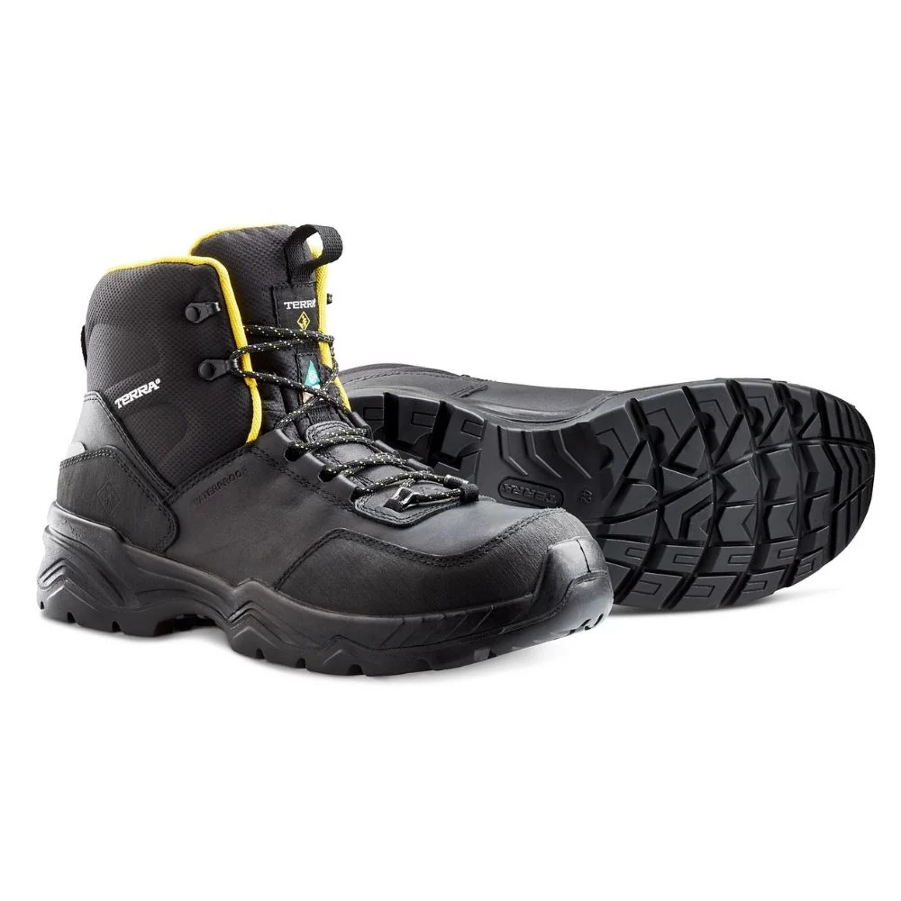 Chaussure de sécurité imperméable Conway Terra pour hommes, à embout composite TR0A4NS4BLK - Noir - Image 8