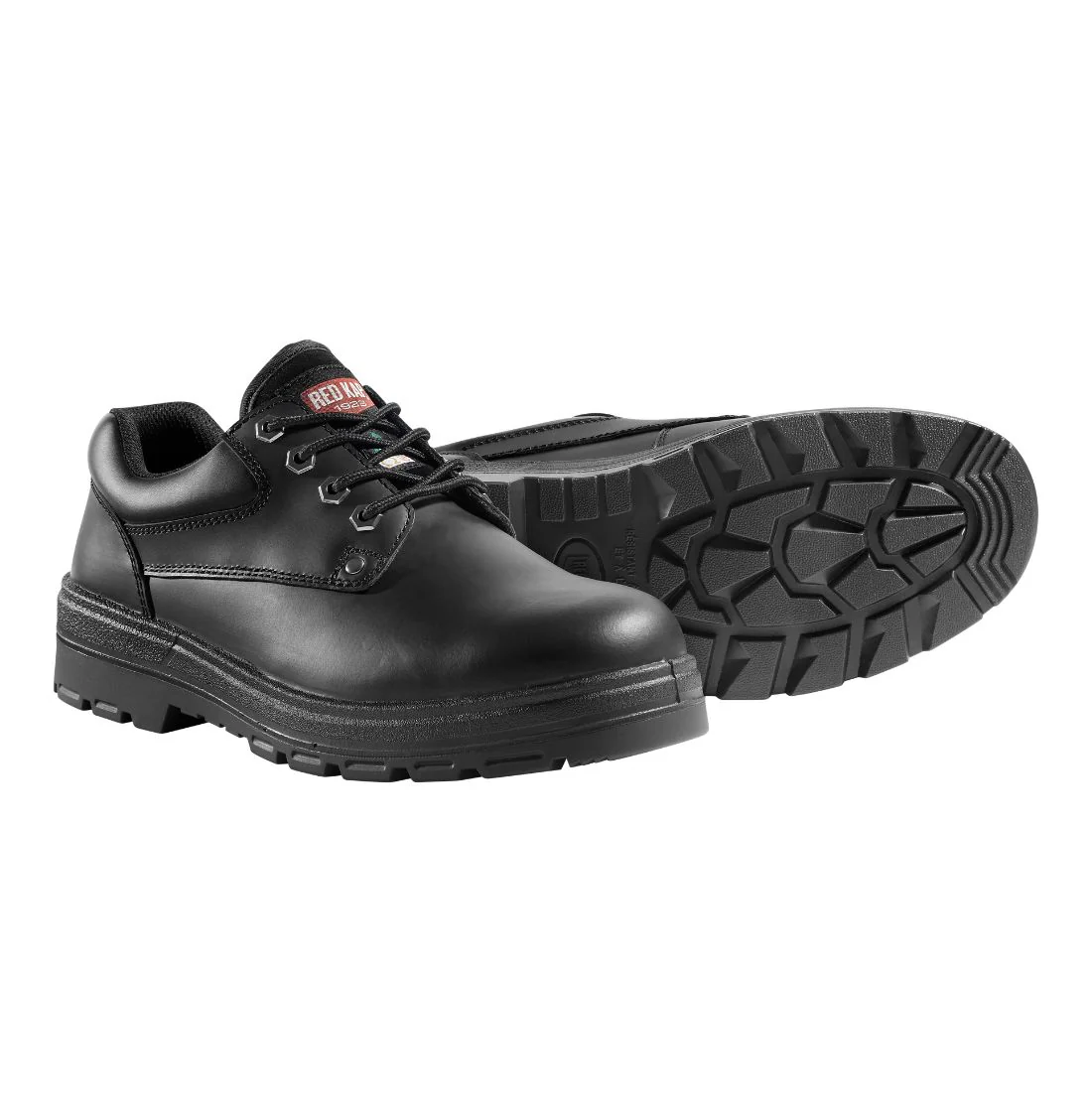 Chaussure de sécurité de travail à embout en acier pour homme Red Kap Emmett 1040BK - Noir - Image 8