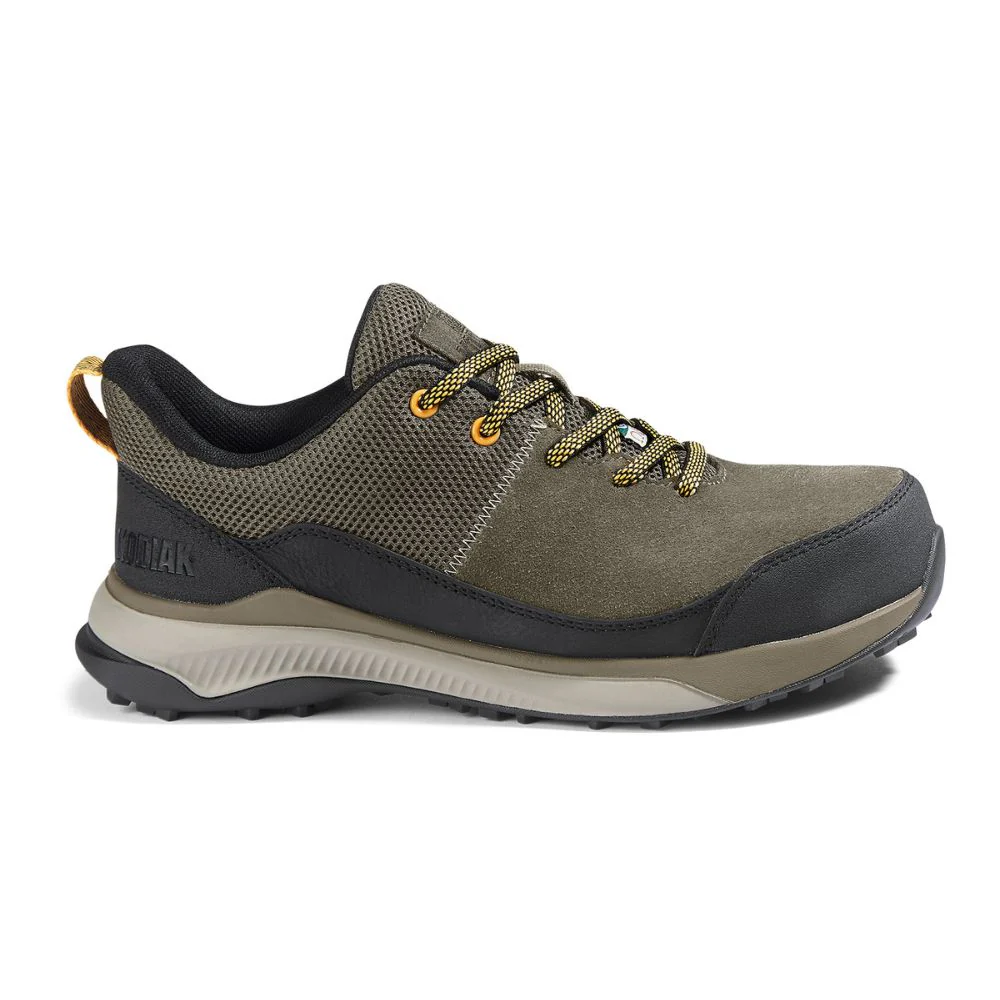 Chaussure de sécurité et de athletique Kodiak Quicktrail en cuir à bout composite pour femmes 835AFS - Vert Fossile - Image 2