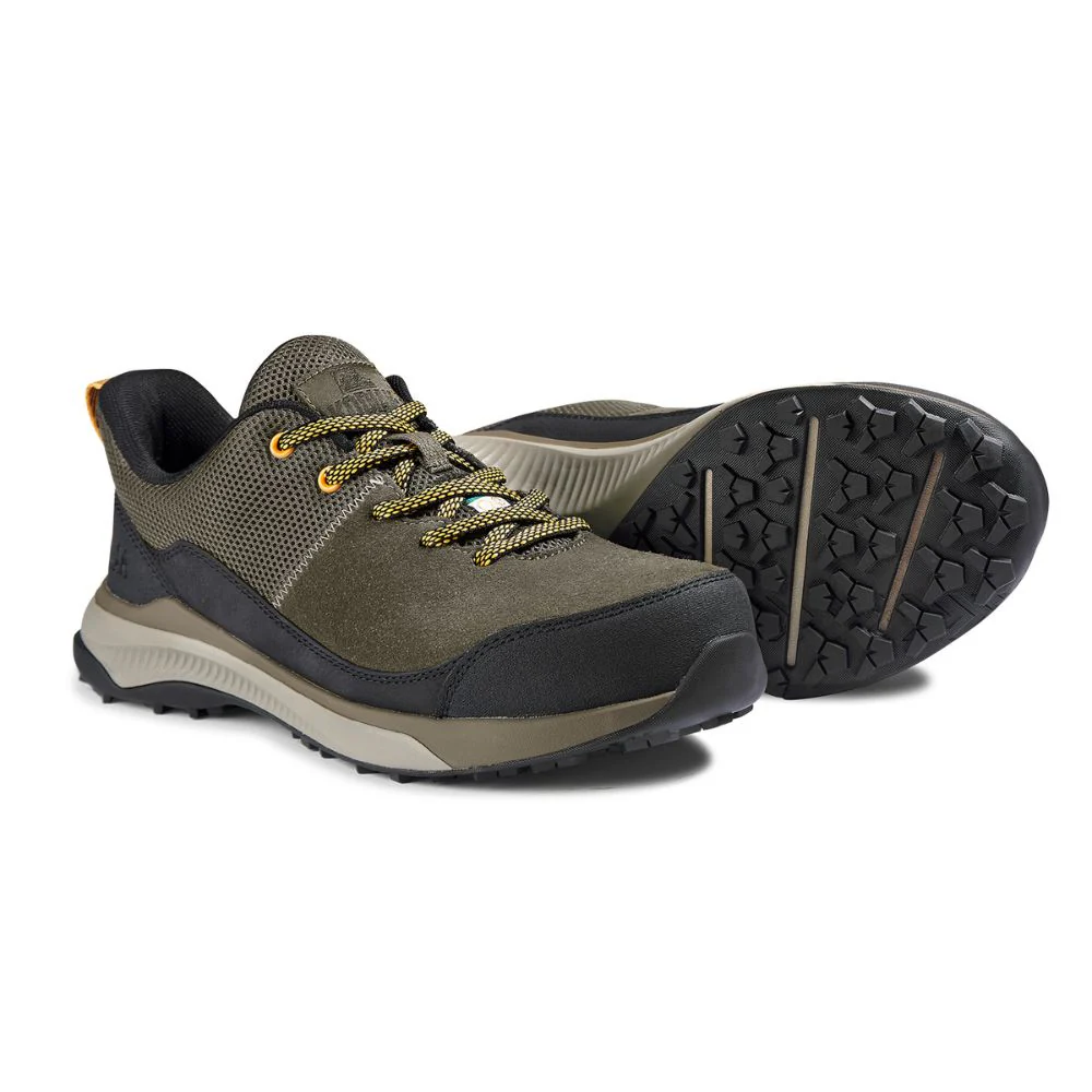Chaussure de sécurité et de athletique Kodiak Quicktrail en cuir à bout composite pour femmes 835AFS - Vert Fossile - Image 5