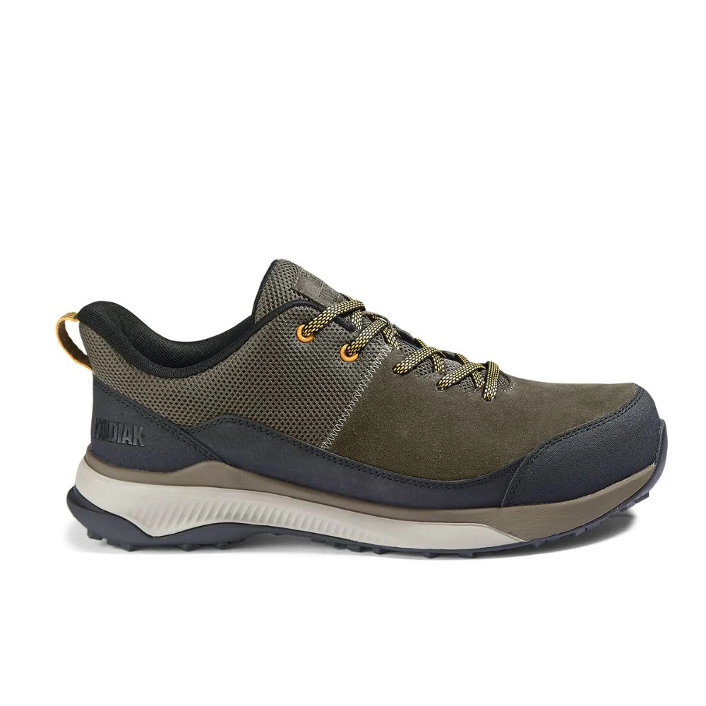 Chaussure de sécurité et de athletique Kodiak Quicktrail en cuir à bout composite pour hommes 835CFS - Vert Fossile - Image 2