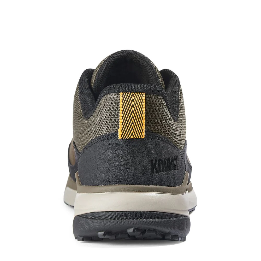Chaussure de sécurité et de athletique Kodiak Quicktrail en cuir à bout composite pour hommes 835CFS - Vert Fossile - Image 6