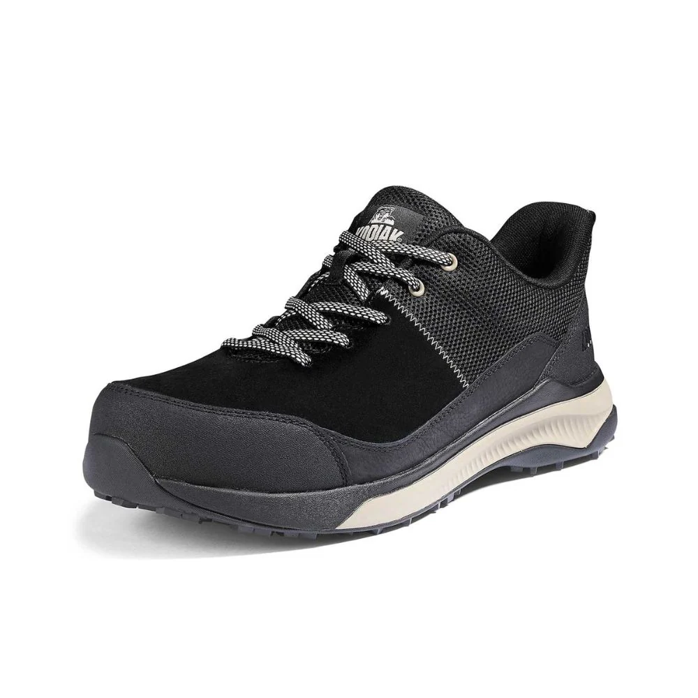 Chaussure de sécurité et de athletique Kodiak Quicktrail en cuir à bout composite pour hommes 835DBK - Noir - Image 2