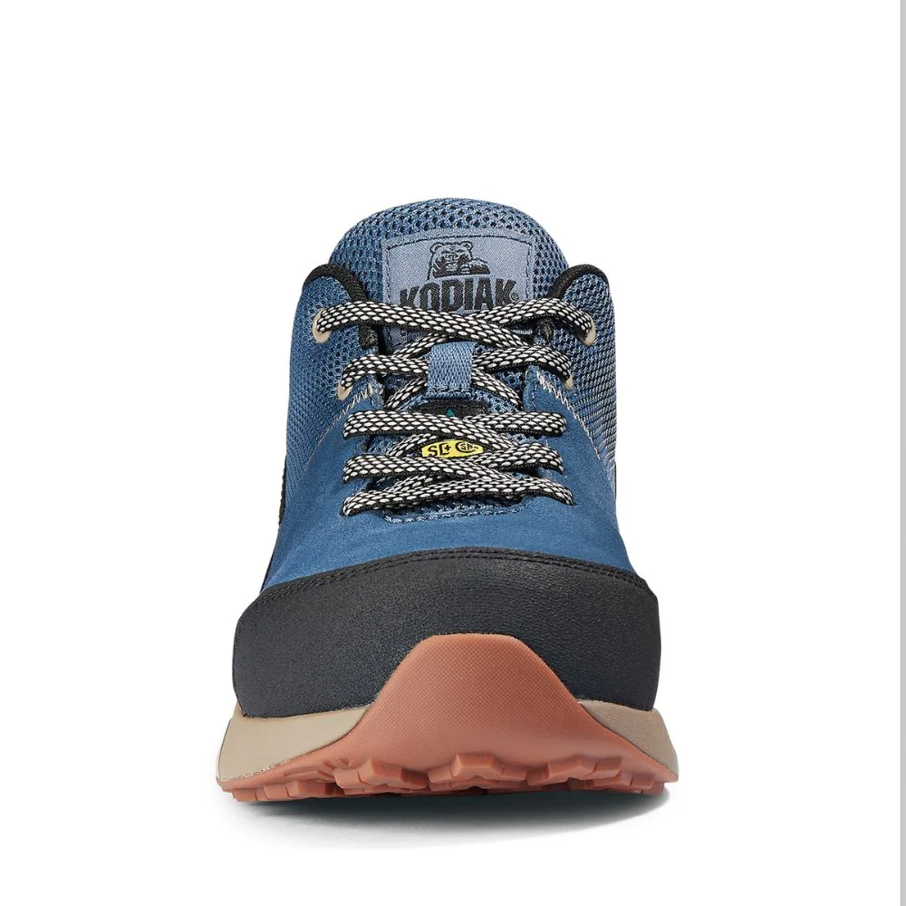 Chaussure de sécurité et de athletique Kodiak Quicktrail en cuir à bout composite pour femmes 835BIN - Indigo - Image 7