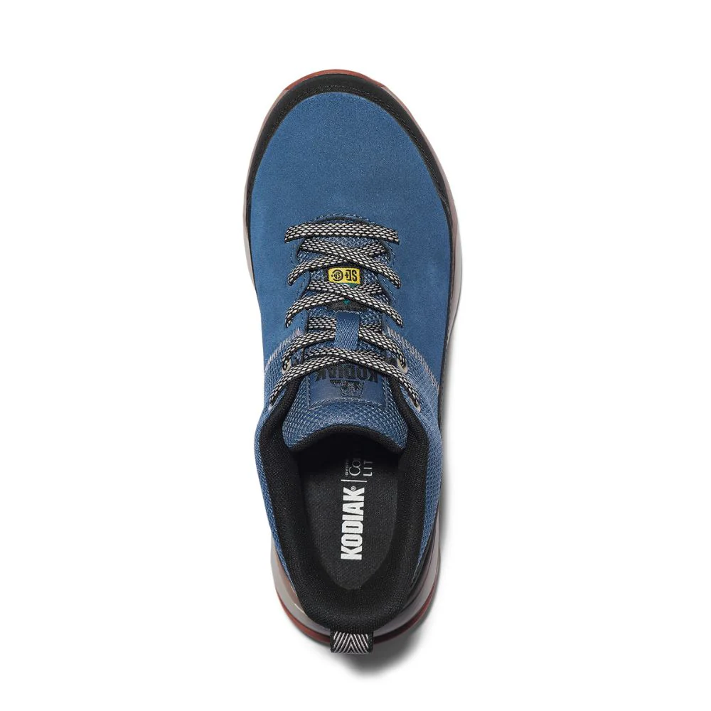 Chaussure de sécurité et de athletique Kodiak Quicktrail en cuir à bout composite pour femmes 835BIN - Indigo - Image 9