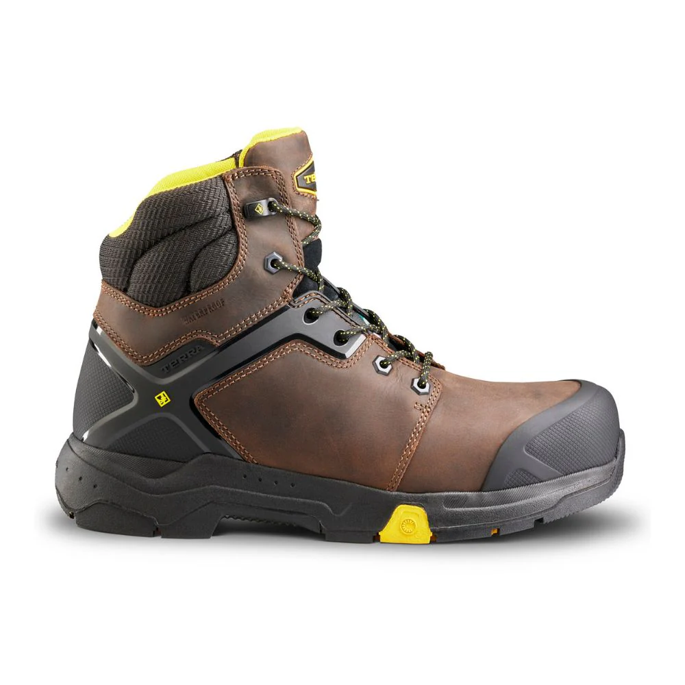 Botte de sécurité imperméable Carbine Terra  6 po pour hommes, à cap de composite TR0A8395BRN - Brun - Image 2