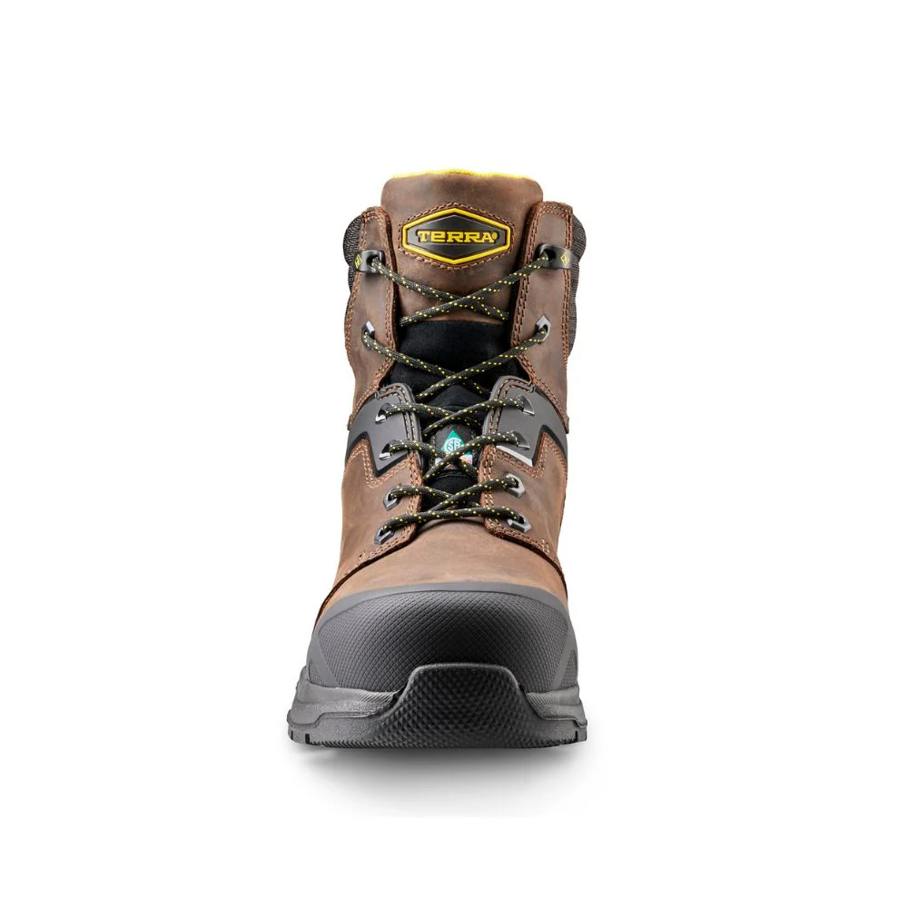 Botte de sécurité imperméable Carbine Terra  6 po pour hommes, à cap de composite TR0A8395BRN - Brun - Image 5