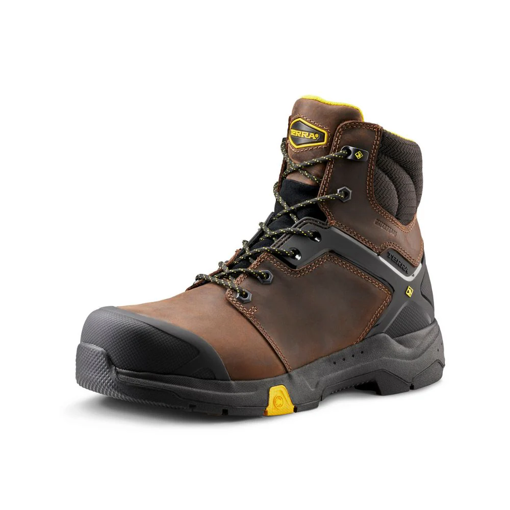 Botte de sécurité imperméable Carbine Terra  6 po pour hommes, à cap de composite TR0A8395BRN - Brun - Image 6