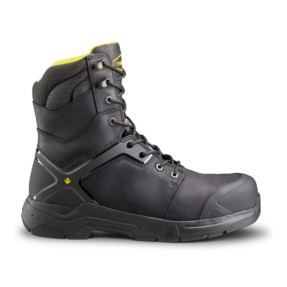 Botte de sécurité imperméable Carbine Terra 8 po pour hommes, à embout composite TR0A4TCRBLK - Noir - Image 2