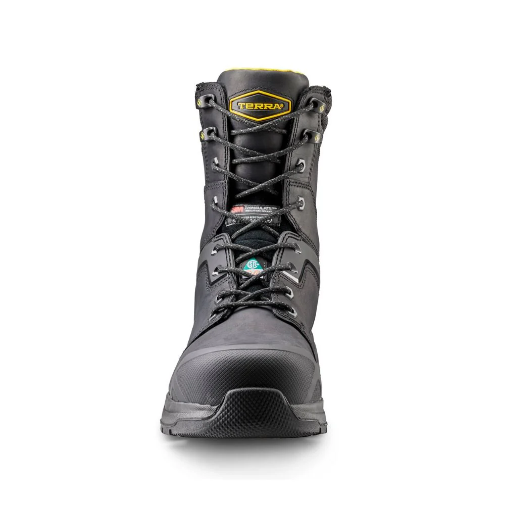 Botte de sécurité imperméable Carbine Terra 8 po pour hommes, à embout composite TR0A4TCRBLK - Noir - Image 5