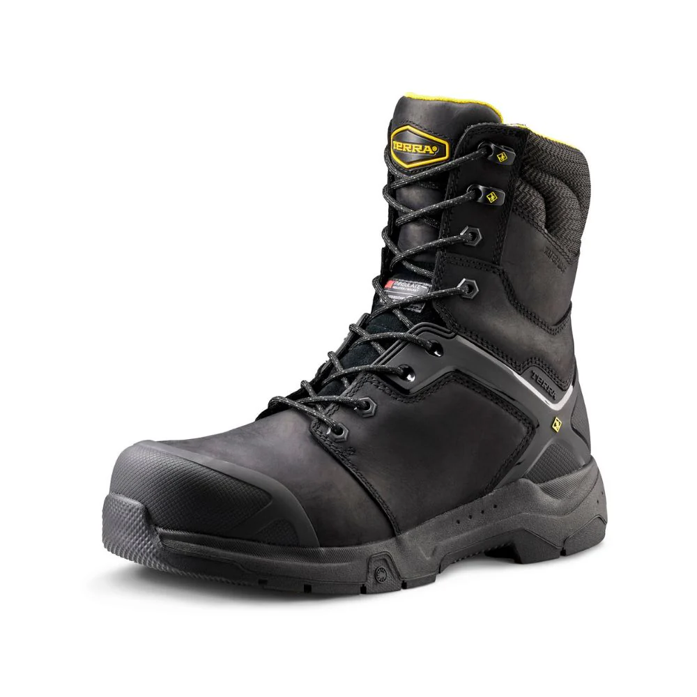 Botte de sécurité imperméable Carbine Terra 8 po pour hommes, à embout composite TR0A4TCRBLK - Noir - Image 7