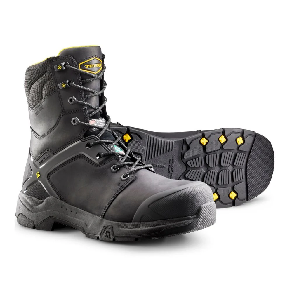 Botte de sécurité imperméable Carbine Terra 8 po pour hommes, à embout composite TR0A4TCRBLK - Noir - Image 8